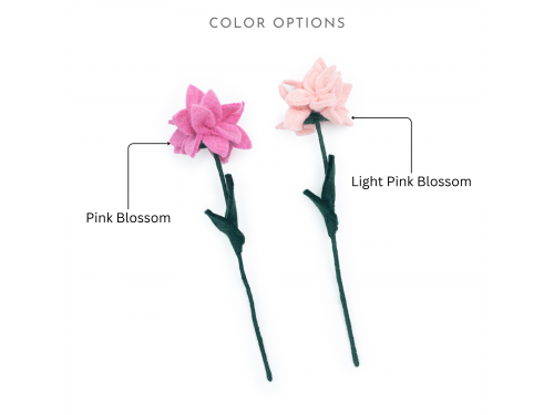 Bulk Wool Felt Lotus Flowers Handmade for Decor