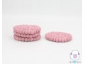 10cm Solid Color Felt Ball Coaster Collection