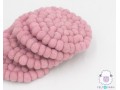 10cm Handmade Felt Ball Coasters – Solid Color Collection