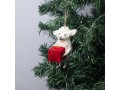 Handmade Wool Felt Christmas Sheep Ornaments