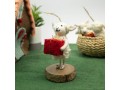 Handmade Wool Felt Christmas Sheep Ornaments