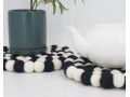 20cm Handmade Felt Ball Round Trivet Collection