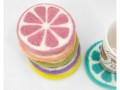 10cm Felt Sheet Coaster Collection - Felt and Yarn