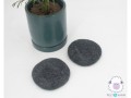 10cm Round Wool Felt Sheet Coaster Collection - Felt and Yarn