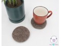 10cm Round Wool Felt Sheet Coaster Collection