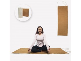 Handmade Hemp and Wool Felt Yoga Mat - Felt and Yarn