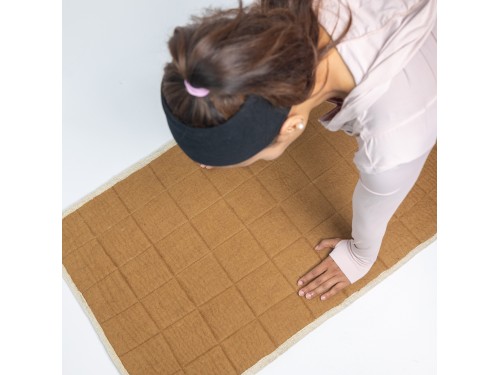 Wool & Hemp Yoga Mat – Natural, Non-Slip, Eco-Friendly