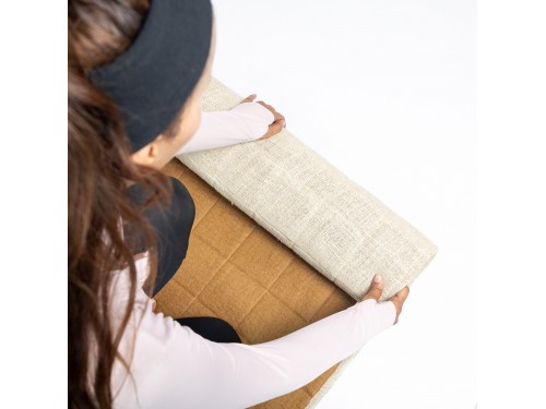 Wool & Hemp Yoga Mat – Natural, Non-Slip, Eco-Friendly