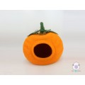 Pumpkin Felt Cat House