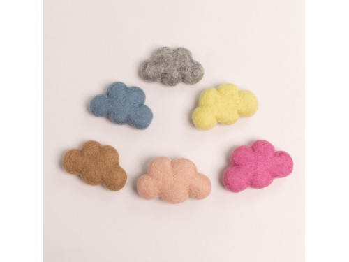 8x5cm Felted Cloud