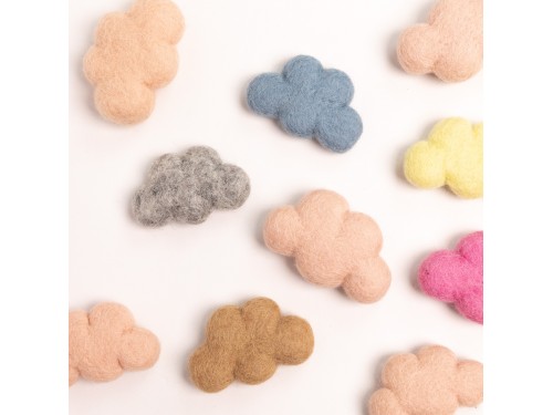 8x5cm Felted Cloud