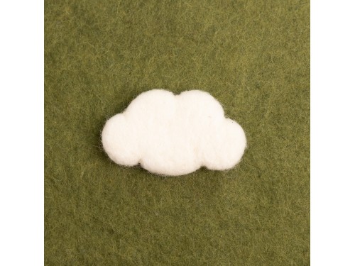 8x5cm Felted Cloud