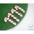 10cm Handmade Wool Felt Candy Cane