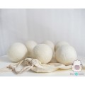 7cm Wool Dryer Balls - Natural Fabric Softener