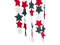 Handmade Wool Felt Christmas Star Garland - Felt and Yarn