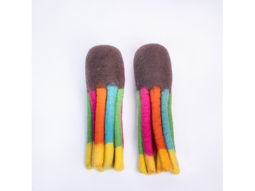 Wholesale Wool Felt Octopus Dog Toy