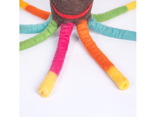 30 cm Wool Felt Octopus Dog Toy