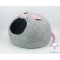 Cute Mouse Felt Cat House