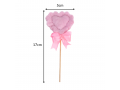 Handmade Stitched Felt Heart Wand