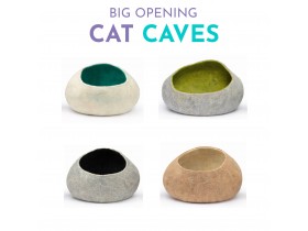 Big Opening Wool Felt Cat Cave Wholesale - Felt and Yarn