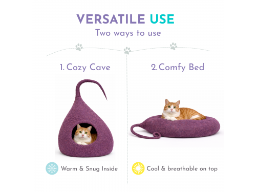 Wholesale Straight Tendril Wool Felt Cat Cave