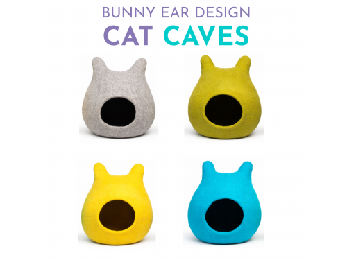 Wholesale Bunny Ear Wool Felt Cat Cave - Felt and Yarn