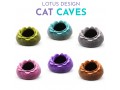 Wholesale Lotus Design Wool Felt Cat Cave - Felt and Yarn