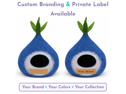 Wholesale Veggie Design Wool Felt Cat House