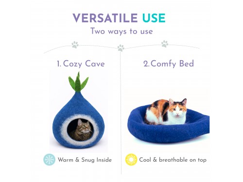 Wholesale Veggie Design Wool Felt Cat House