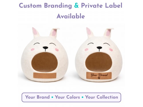 Wholesale Animal Design Wool Felt Cat Caves