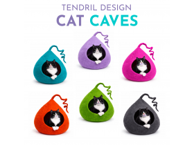 Wholesale Solid Color Tendril Wool Felt Cat Cave - Felt and Yarn