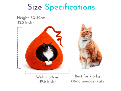 Wholesale Solid Color Tendril Wool Felt Cat Cave