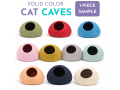 Handmade Wool Felt Cat Cave Sample