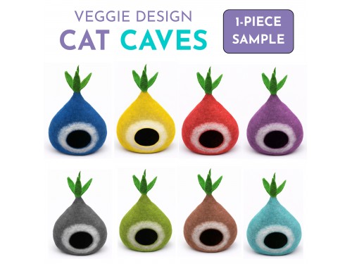 Veggie Design Wool Felt Cat House – Sample Piece