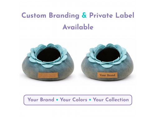 Lotus Design Wool Felt Cat Cave – Sample Piece