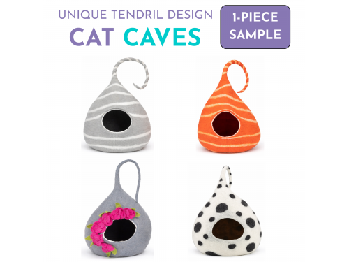 Wholesale Unique Tendril Wool Felt Cat Cave - Felt and Yarn