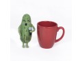 Handmade Wool Felt Singer Cucumber Ornament