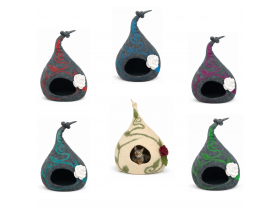 Wholesale Top Knot Design Wool Felt Cat Cave - Felt and Yarn