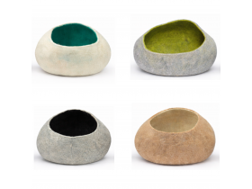 Big Opening Wool Felt Cat Cave Wholesale - Felt and Yarn