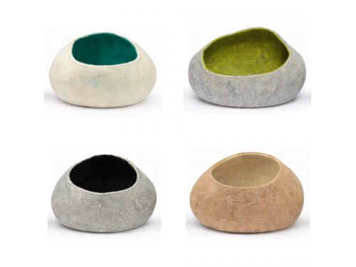 Big Opening Wool Felt Cat Cave Wholesale - Felt and Yarn