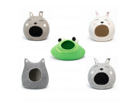 Wholesale Animal Design Wool Felt Cat Caves - Felt and Yarn
