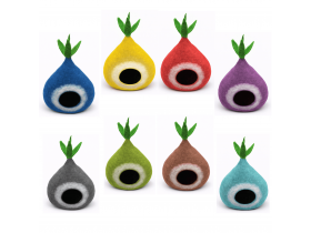 Wholesale Veggie Design Wool Felt Cat House - Felt and Yarn