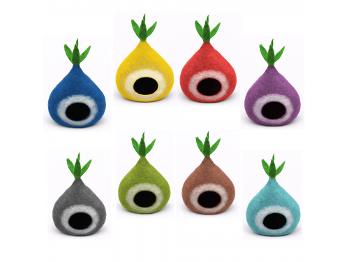 Wholesale Veggie Design Wool Felt Cat House - Felt and Yarn