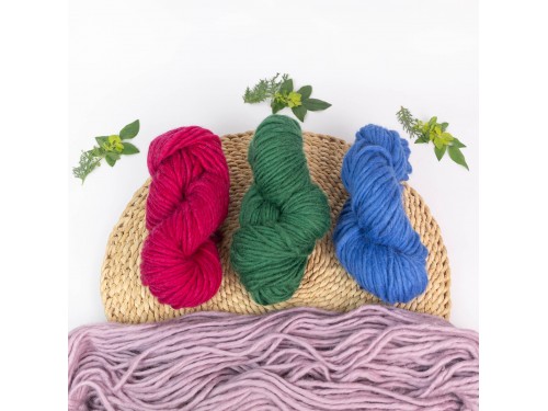 Wholesale 40 Knot Wool Art Yarn for Weaving and Crochet