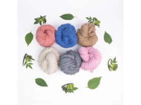 Wholesale 40 Knot Wool Art Yarn for Weaving and Crochet