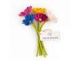 Bulk Handmade Multicolored Wool Felt Flowers