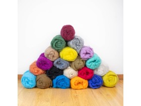 Bulk Wool Roving for Needle Felting - 40gram Roll