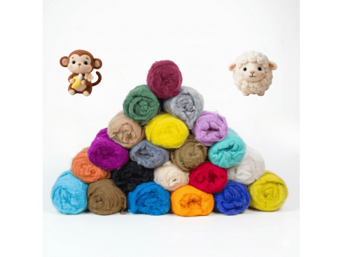 Wholesale Felt Wool Roving for Workshop Kits