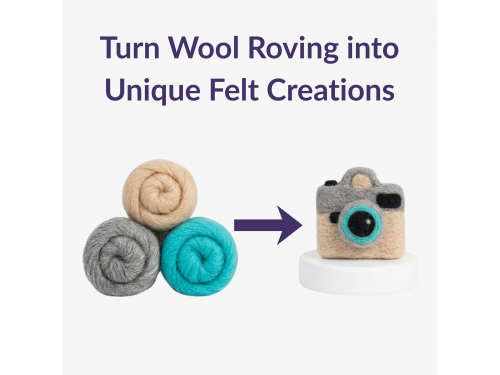 Wholesale Felt Wool Roving for Workshop Kits