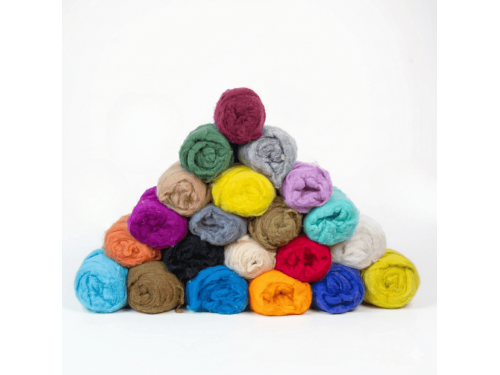 Bulk Wool Roving for Needle Felting - 40gram Roll